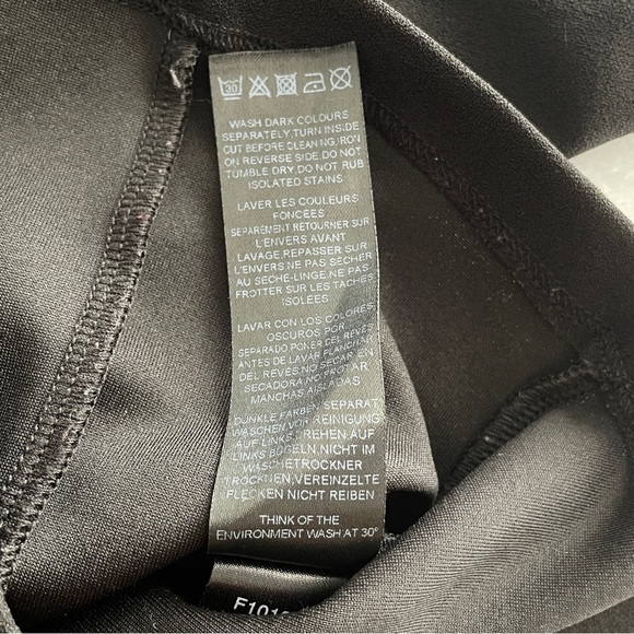 ASOS Design Black Puff Sleeve Long Sleeve Crop Top (Size 0) - Picture 6 of 8